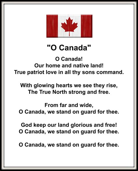 National anthem of Canada 